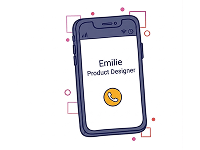 illustration CV - Emilie Giraudet - Senior Product Designer
